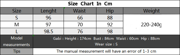 size of long crochet skirt